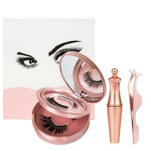 2 Pairs Upgraded Magnetic Eyelashes & Eyeliner 3D